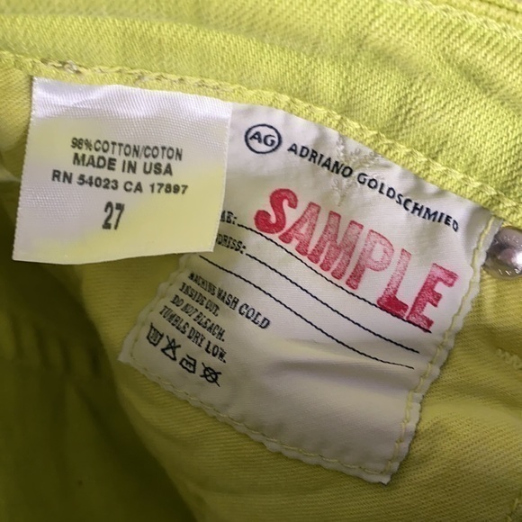 AG the Stilt Cigarette Leg Neon Jean - Picture 6 of 16